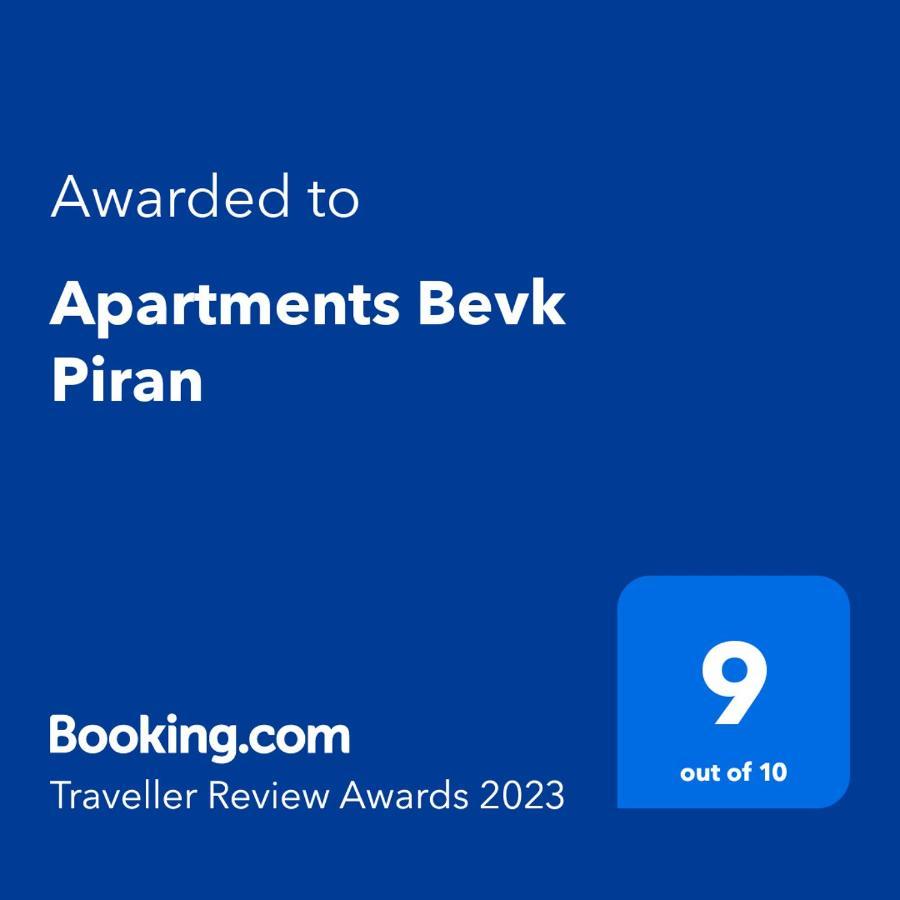 Apartments Bevk Пиран Екстериор снимка